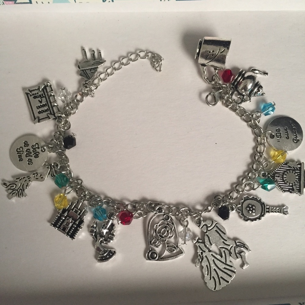 Disney's Beauty and the Beast Charm Bracelet - Picture 6 of 7